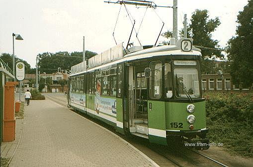 Halberstadt Tw 152 / Sargstedter Weg / 20.7.99 / Best.Nr. 45-152-01 / B.Esser, Hagen